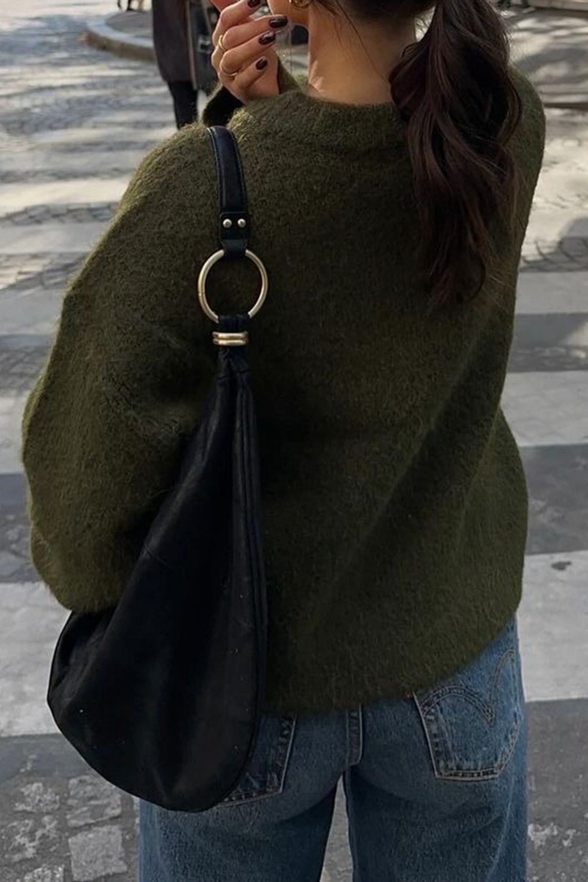 Pull en maille côtelée Angela