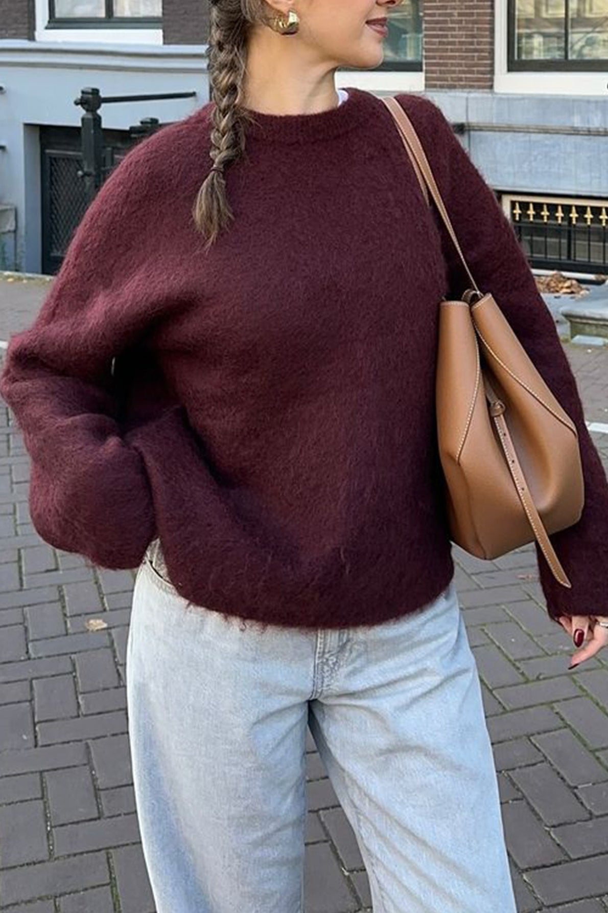 Pull en maille côtelée Angela