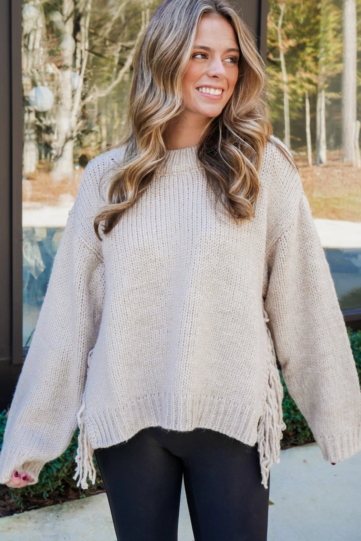 Pull Kelly à franges