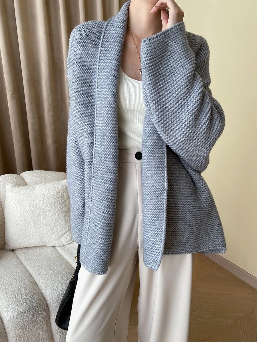 Cardigan en maille avec ceinture Abigail