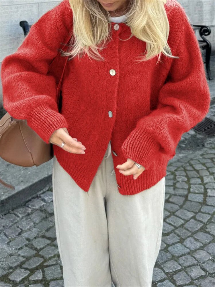 Gilet en maille duveteuse Freya