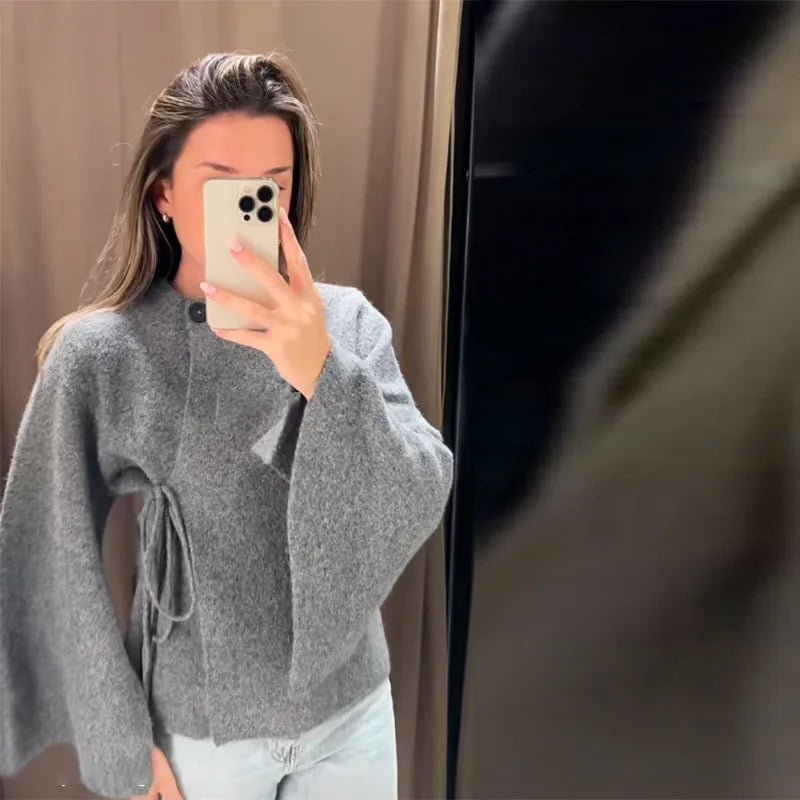 Cardigan Suzette à ouverture et manches chauve-souris
