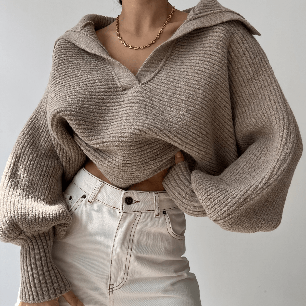 Pull oversize en maille Kath