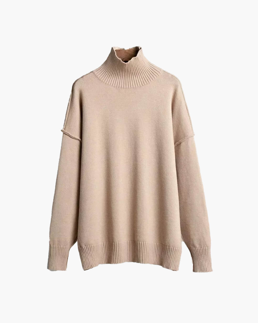 Pull en maille à col montant Katie