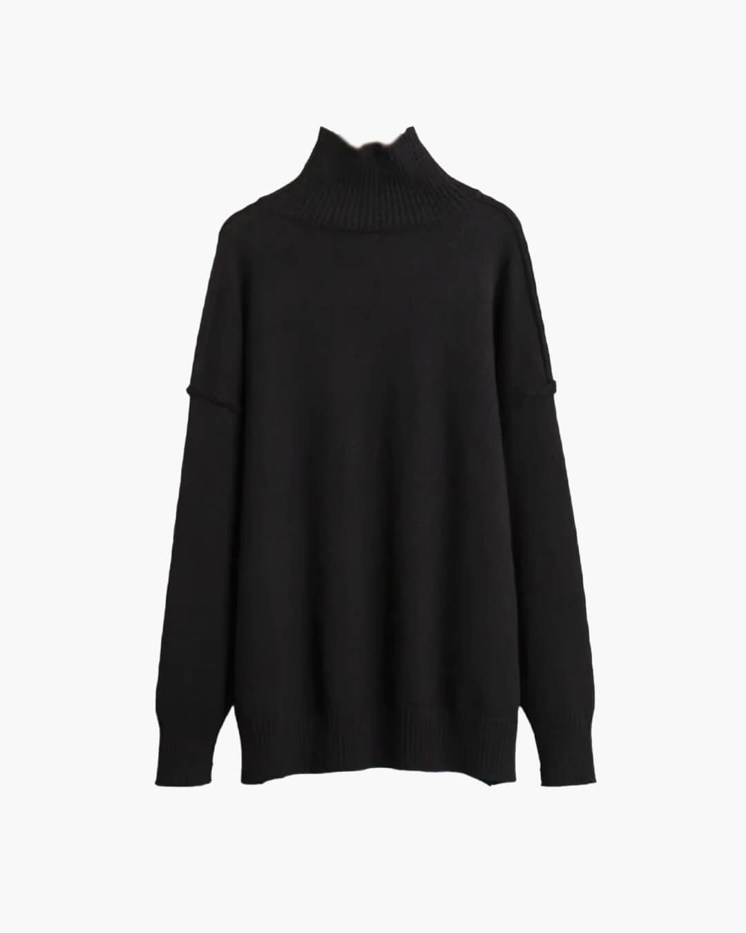 Pull en maille à col montant Katie