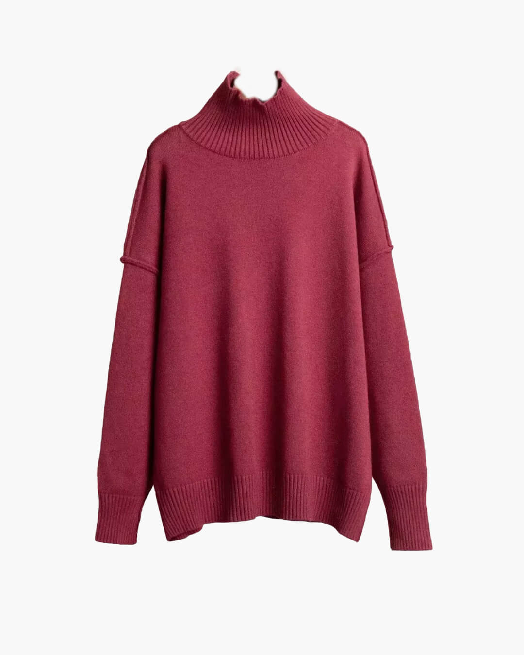 Pull en maille à col montant Katie
