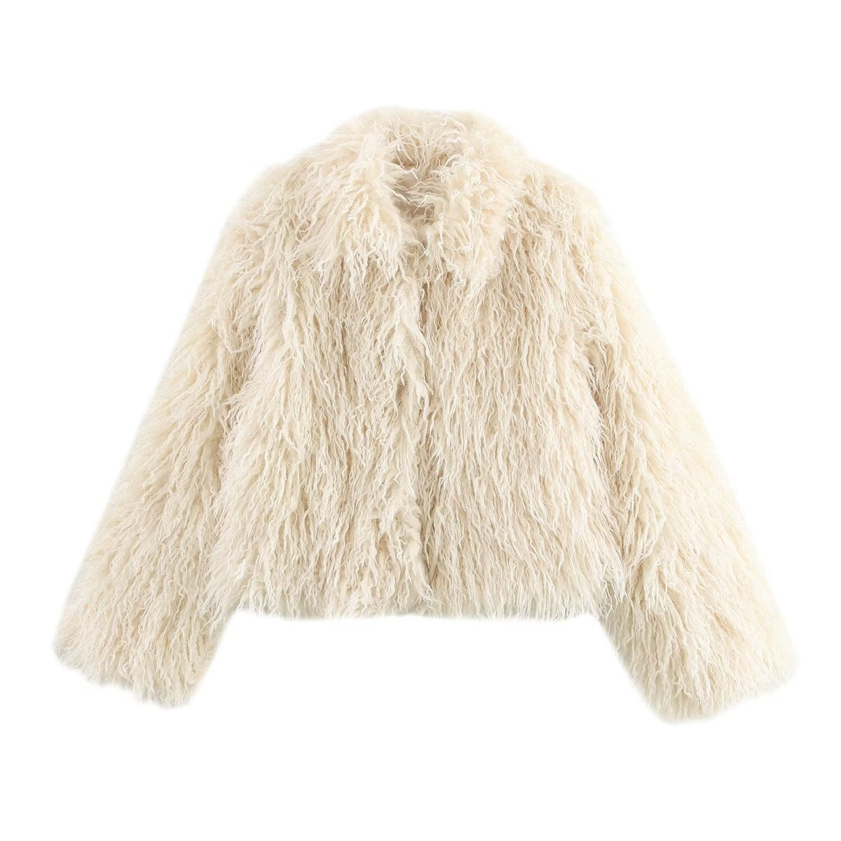 Veste douillette en fausse fourrure