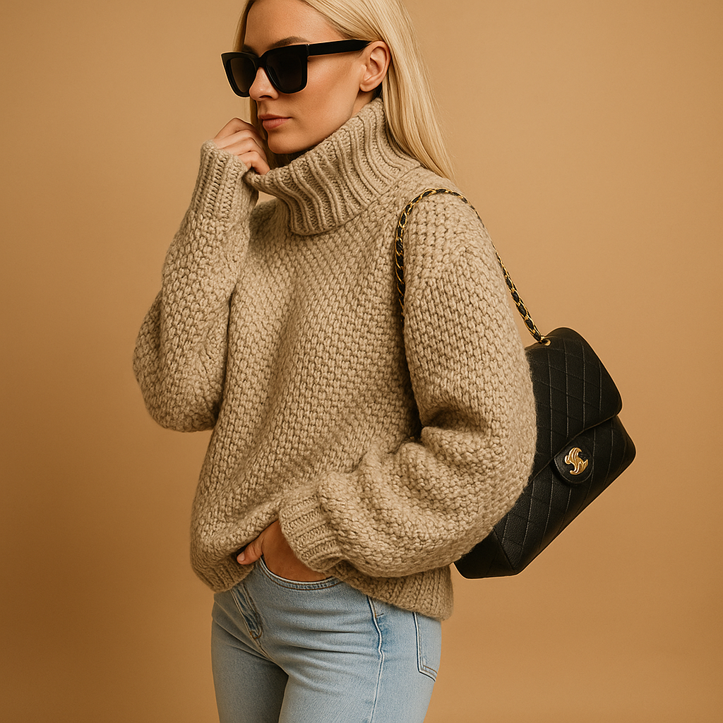 LÉONIE — Pull en Grosse Maille