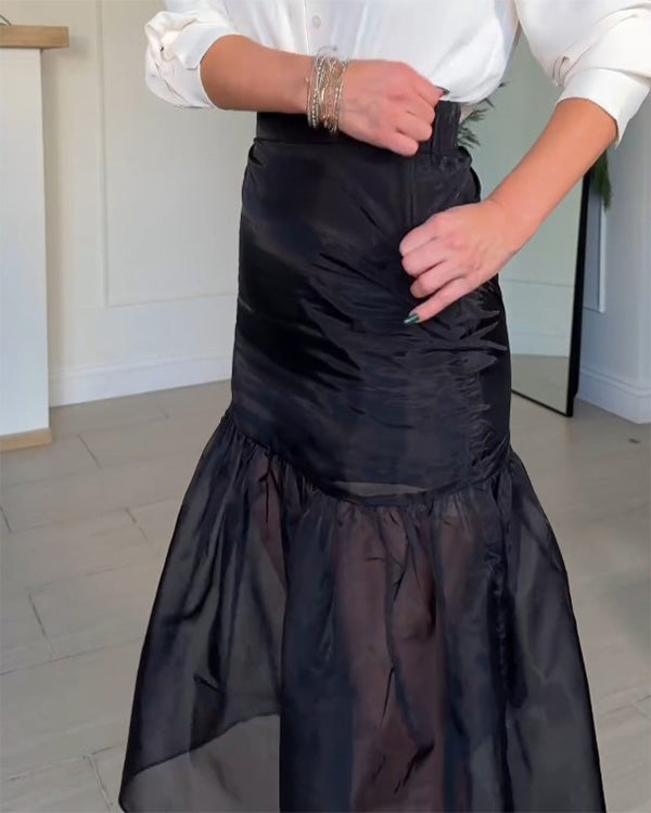Jupe Bouffante en Tulle, Esprit Cygne Noir