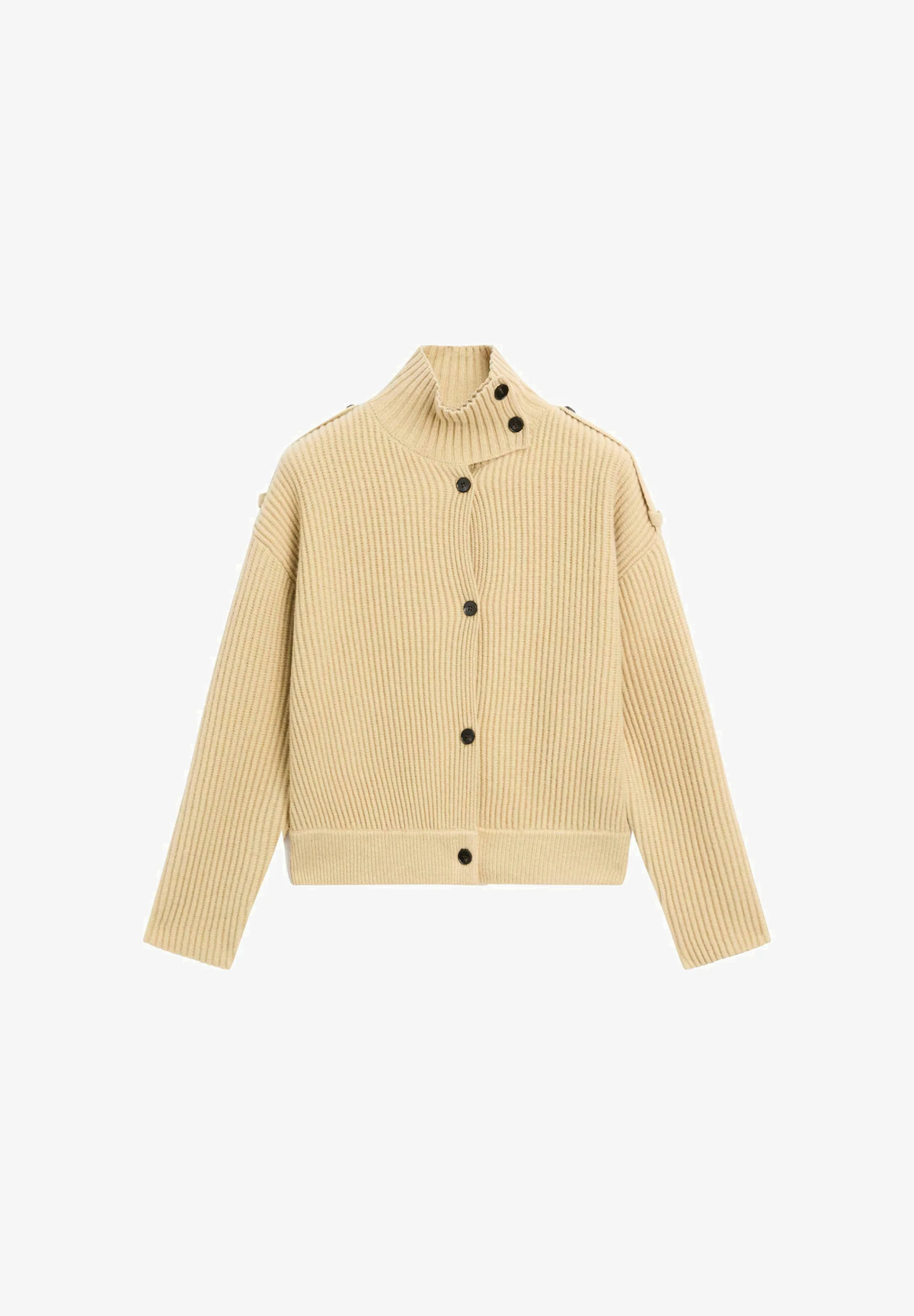 INÈS — Cardigan Asymétrique en Maille