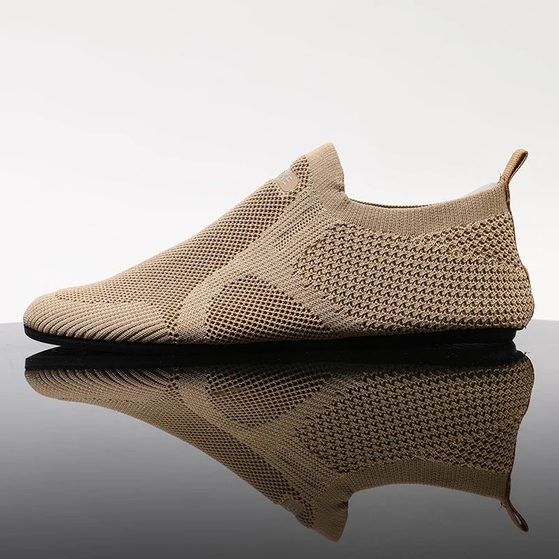 Mules tricotées à enfiler pour pieds nus