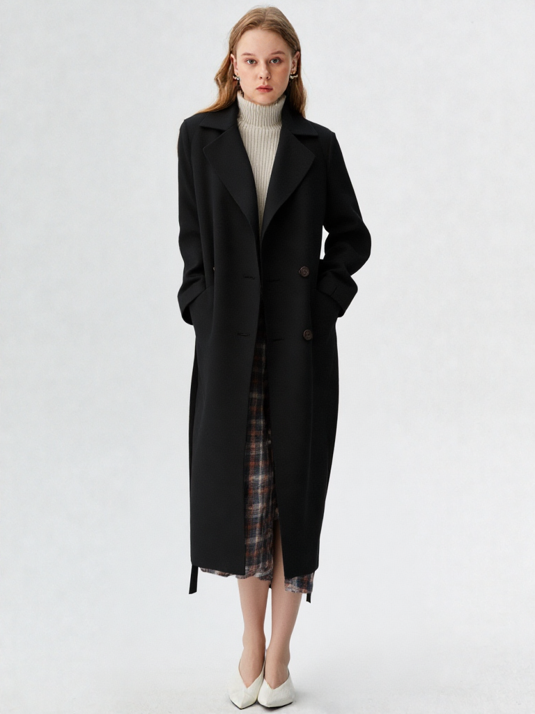 ÉLISABETH — Manteau en Mélange de Laine