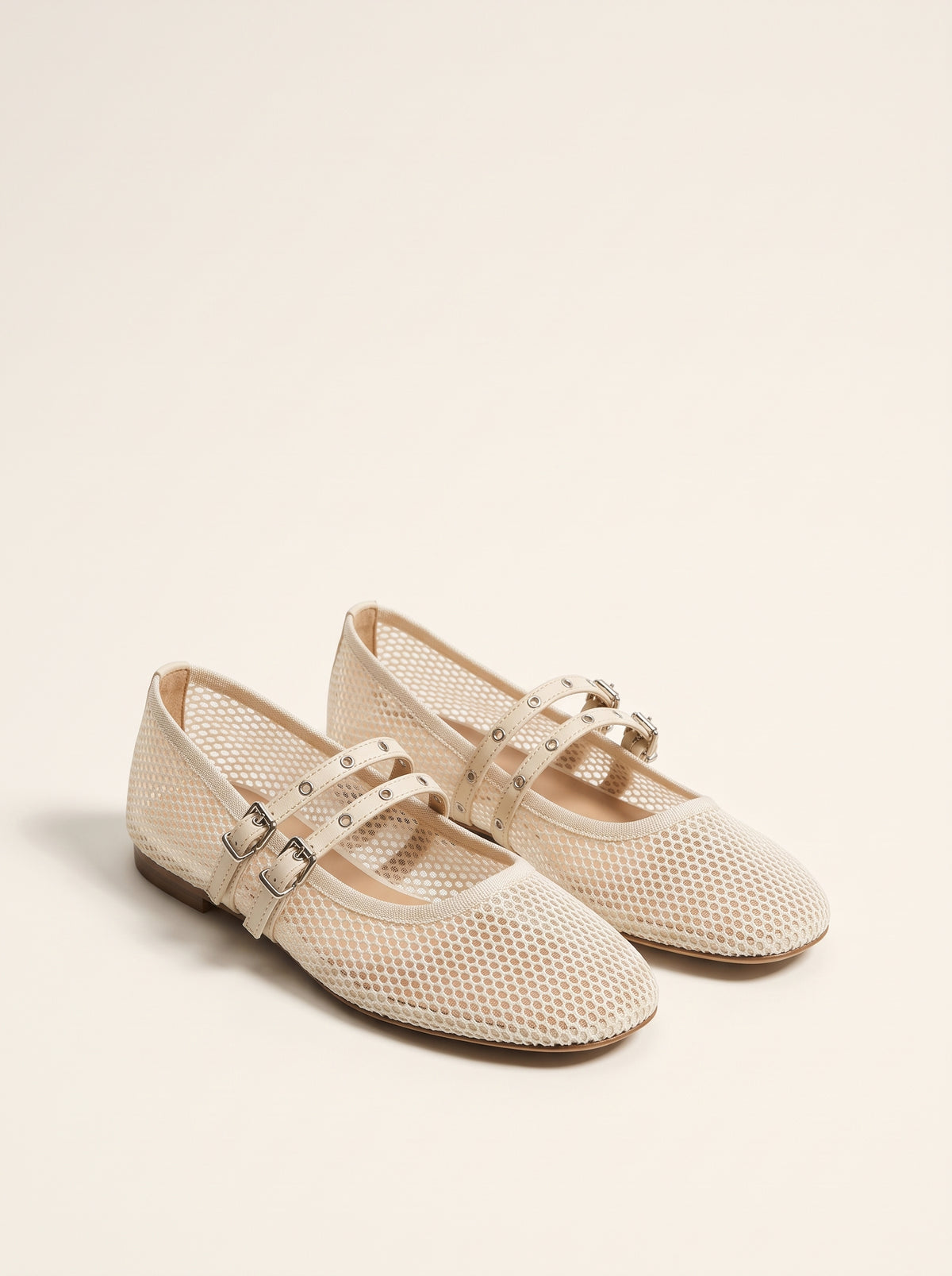 Ballerines Valerie en résille à boucle