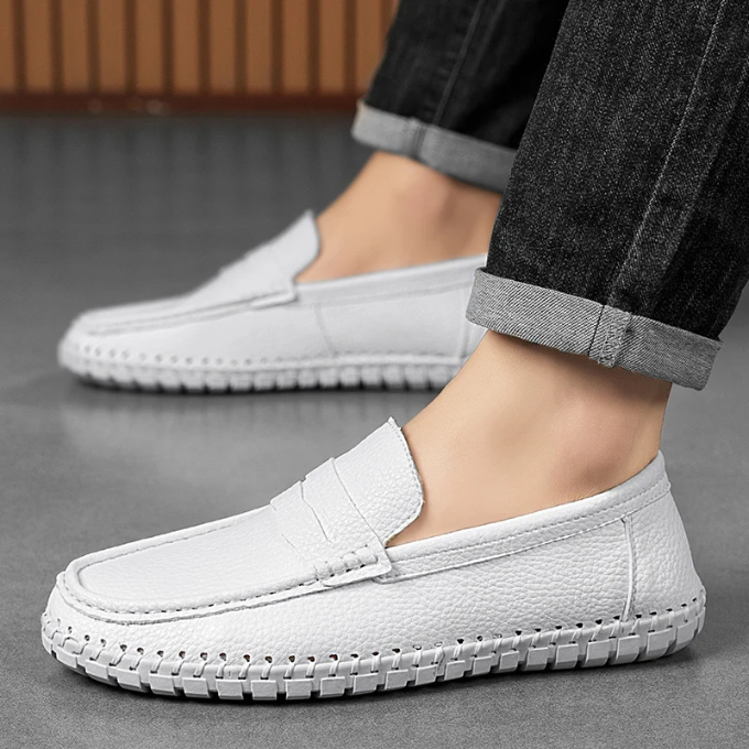Mocassin Nora en cuir pleine fleur