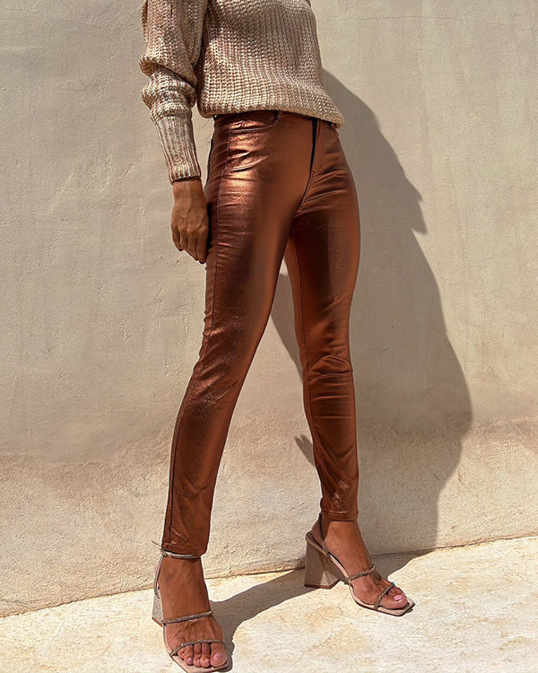 Legging Effet Métallique