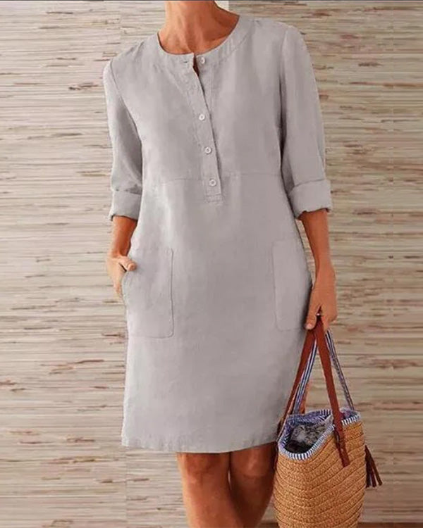 Robe en Coton et Lin