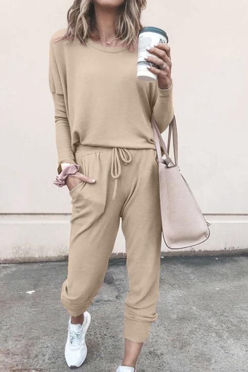 Ensemble T-Shirt et Pantalon Confortable, 2 Pièces