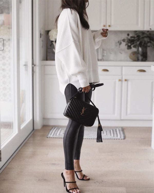 Pull Ample, Manches Chauve-Souris