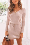 Robe Courte en Tricot Doux
