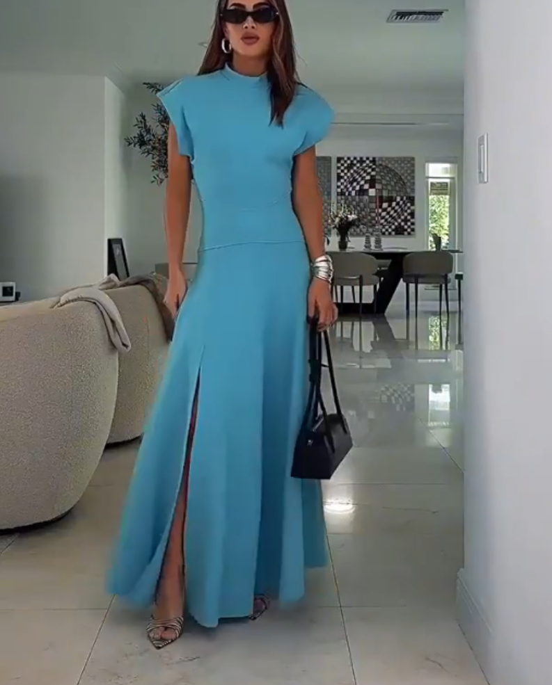 Robe Longue Fendue sur le Côté