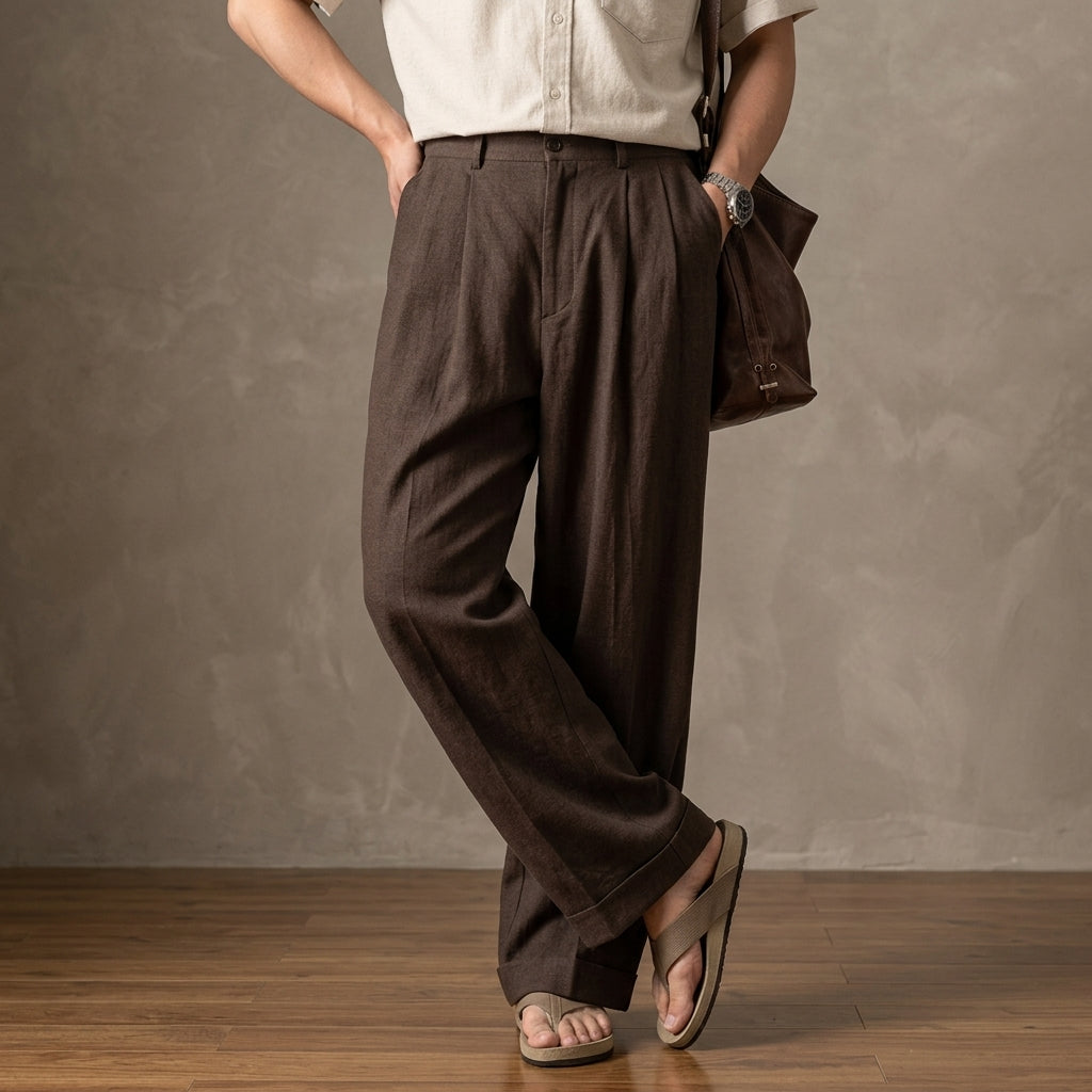 Palermo · Pantalon en Lin Relaxed