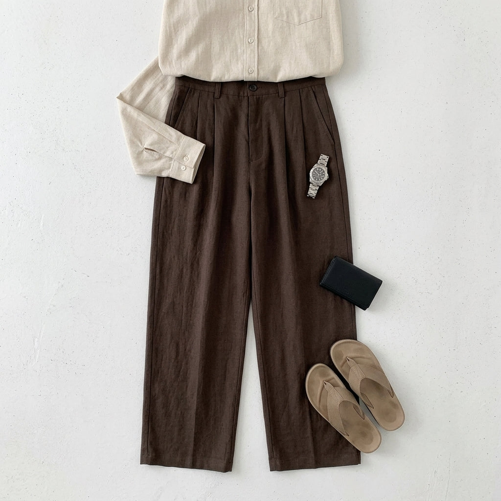 Palermo · Pantalon en Lin Relaxed