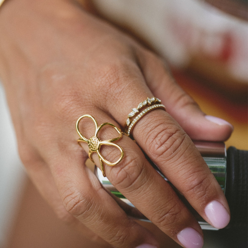 Bague Mia Cristal Or 18K