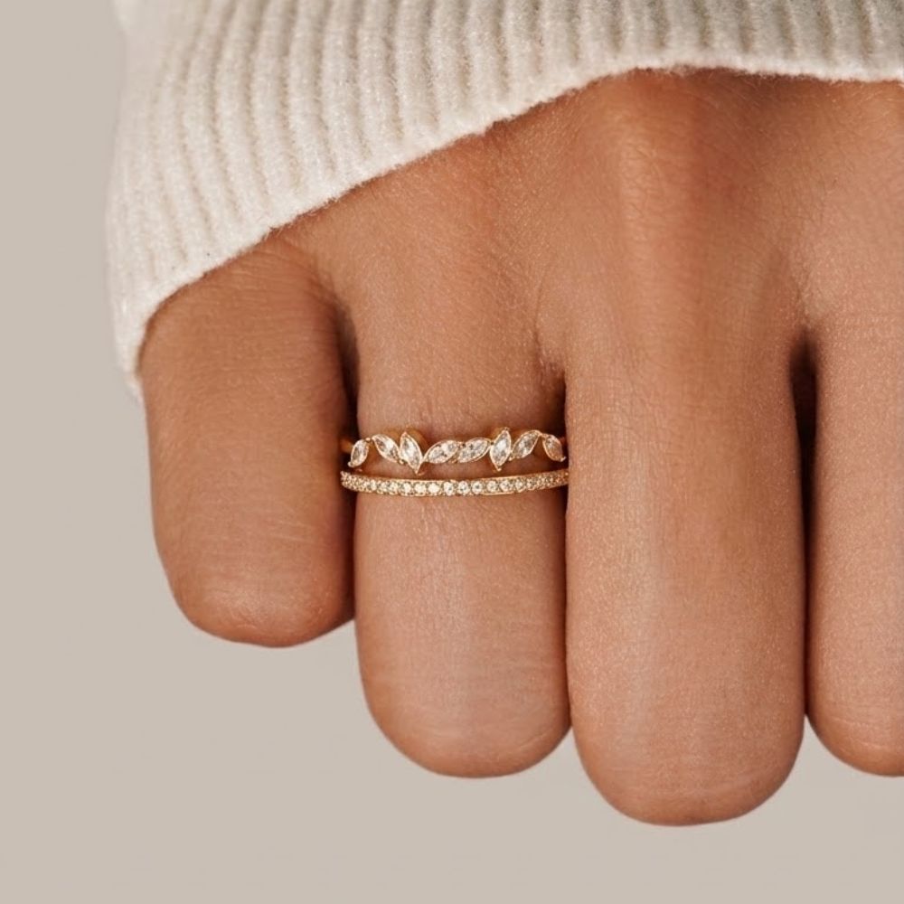 Bague Mia Cristal Or 18K