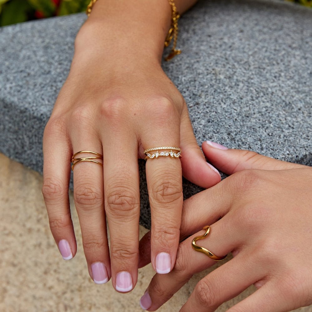 Bague Mia Cristal Or 18K