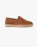 Espadrille Riviera en suède cognac — vue principale