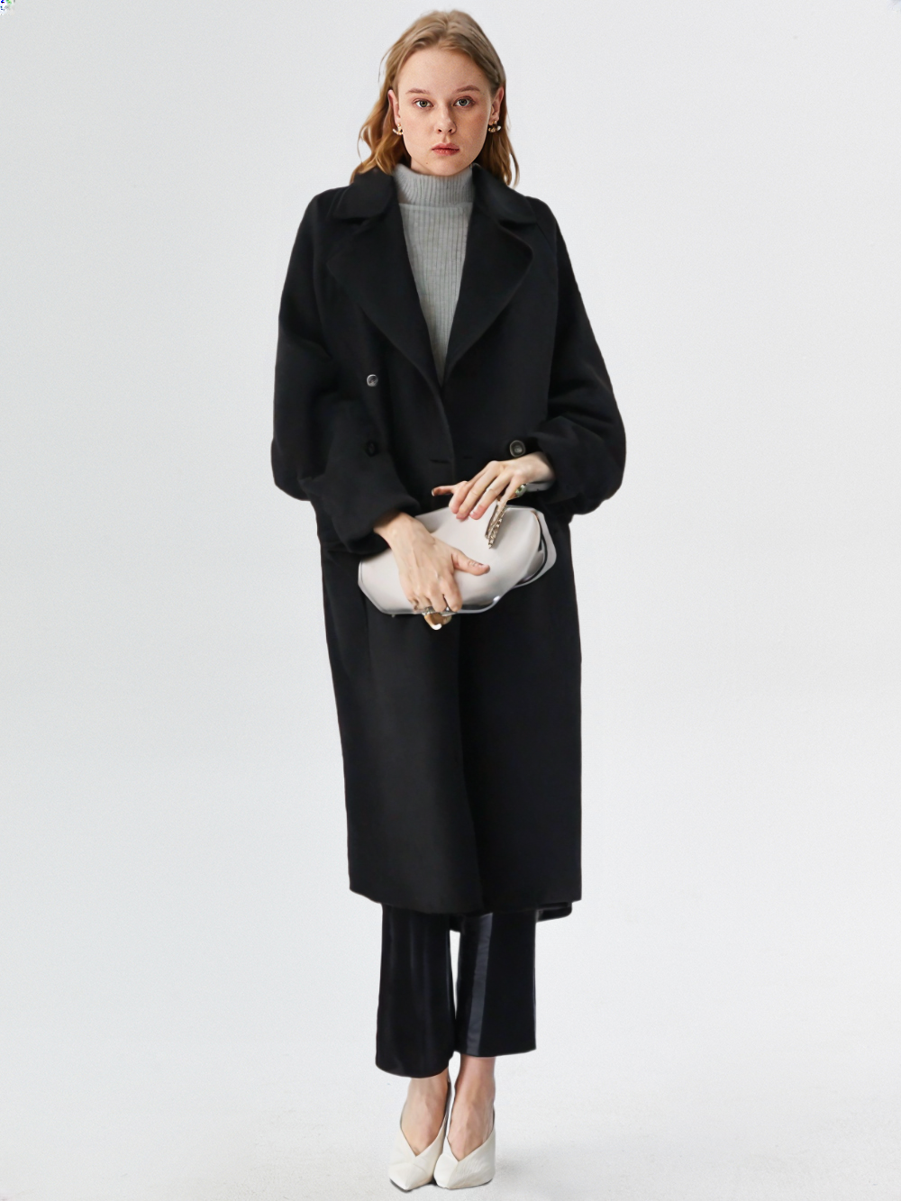 ÉLISABETH — Manteau en Mélange de Laine