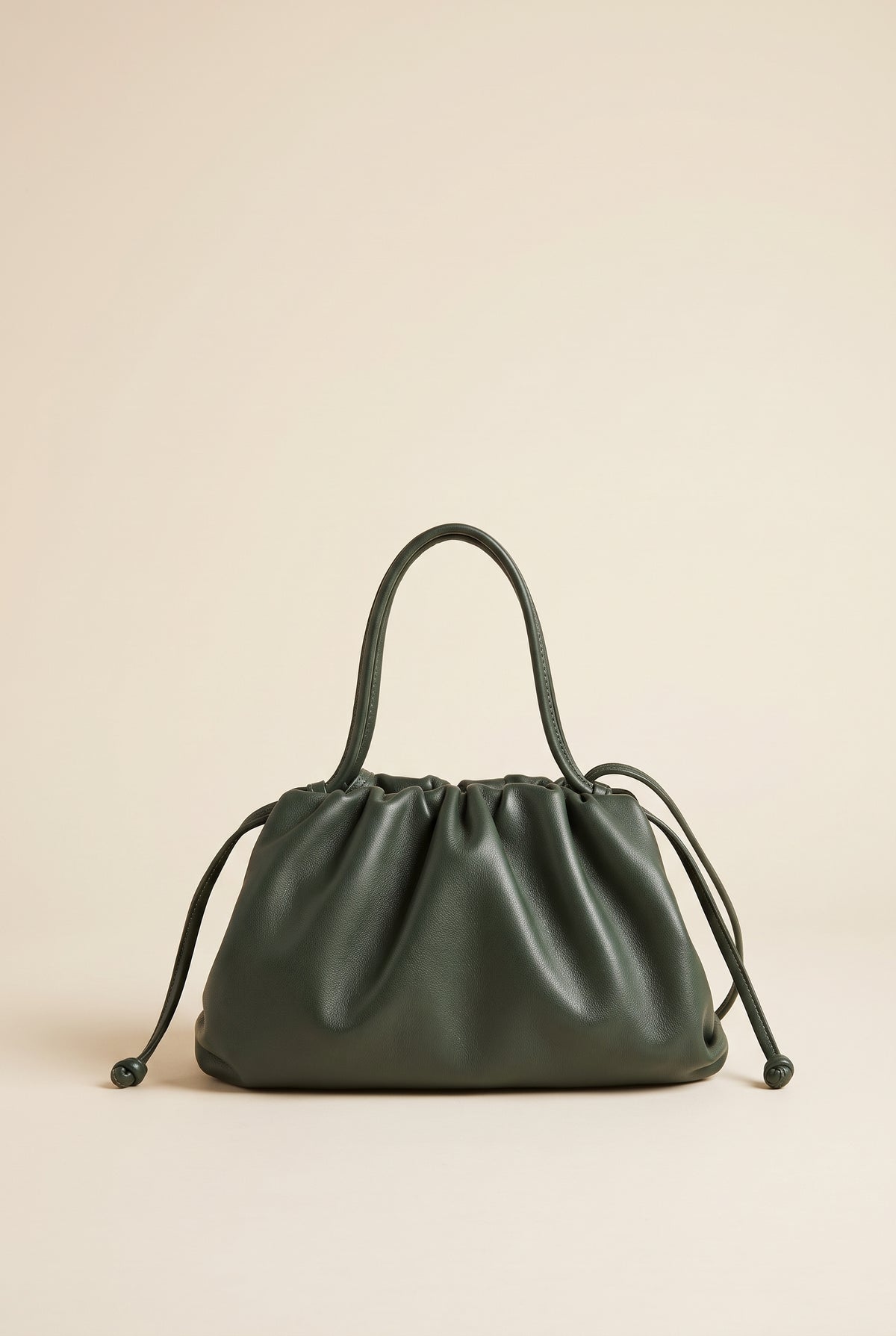 Bellina Faux Leather Crossbody Bag — Green