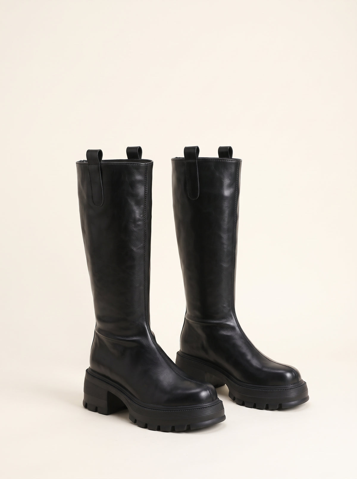 Bottes hautes Feliz en cuir