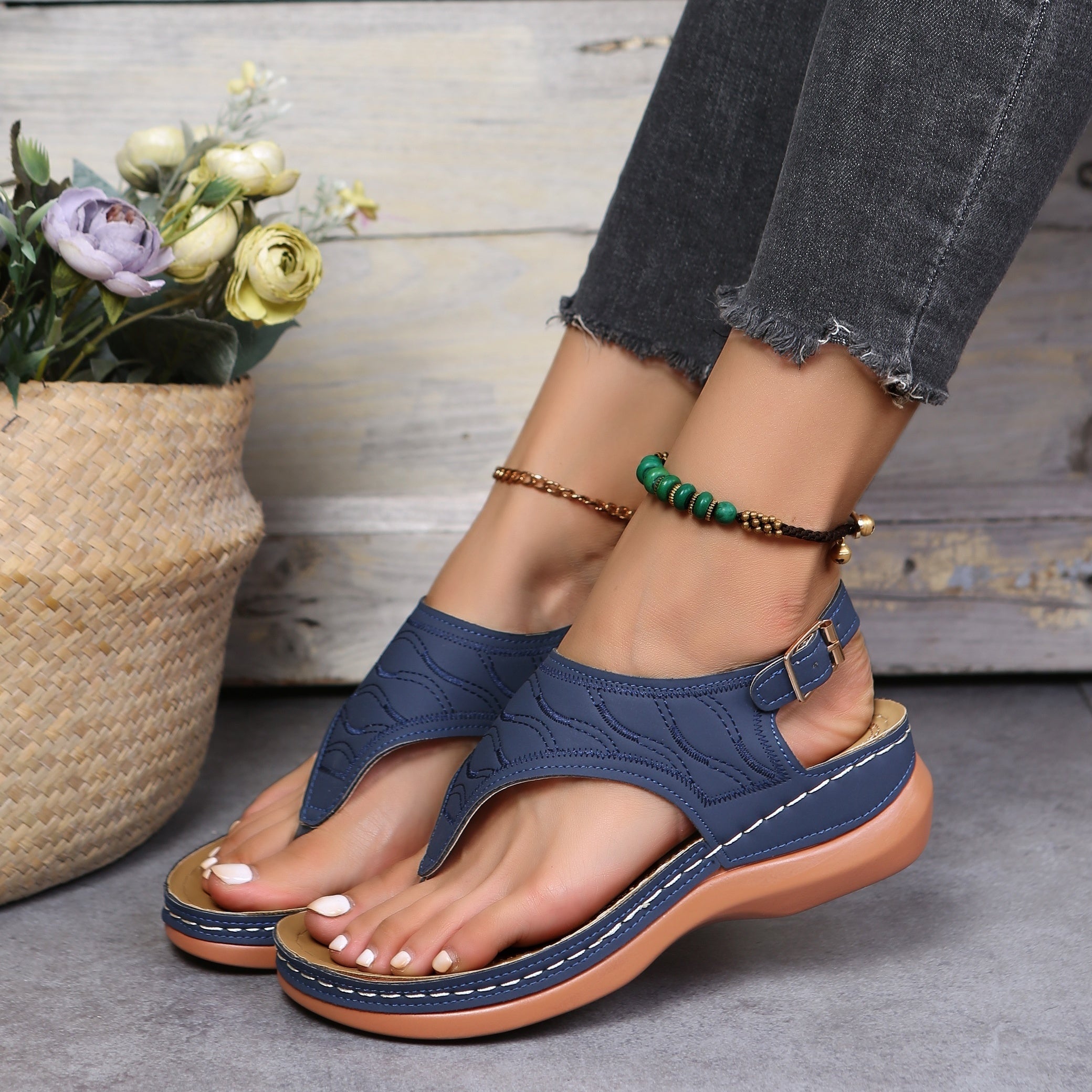 Oréane Paris · Sandales Confort Ergonomique Clara