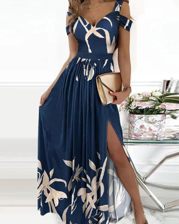 Robe de Soirée Longue, Épaule Asymétrique