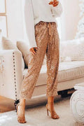 Pantalon de Soirée à Sequins, Style Jogging (SOLDE)