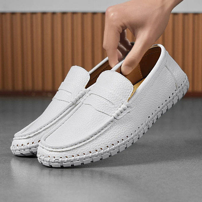 Mocassin Nora en cuir pleine fleur