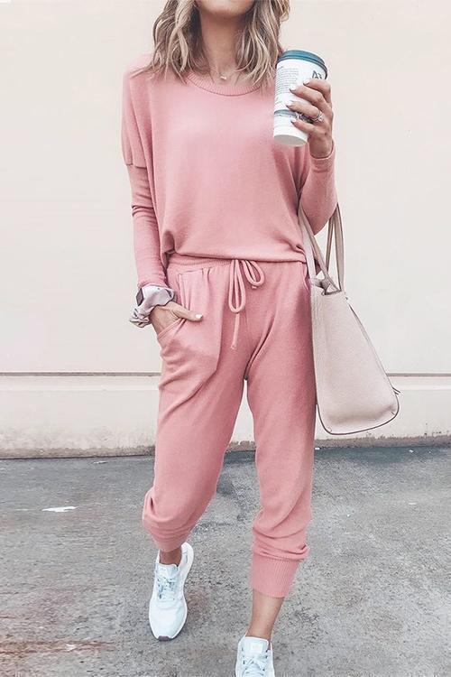 Ensemble T-Shirt et Pantalon Confortable, 2 Pièces