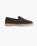 Espadrille Riviera en suède café — vue principale