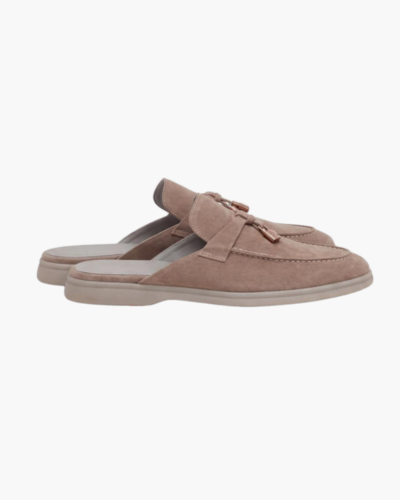 Mule Saint-Tropez beige — profil