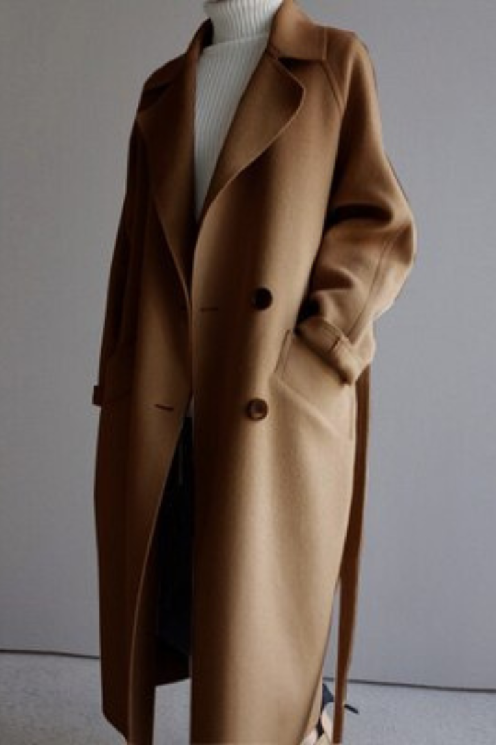 ÉLISABETH — Manteau en Mélange de Laine