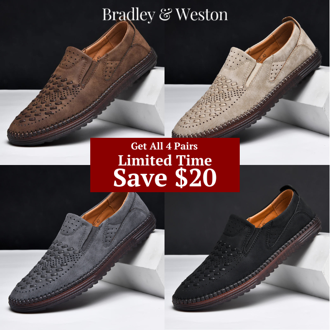 Carter James Mocassin en cuir véritable