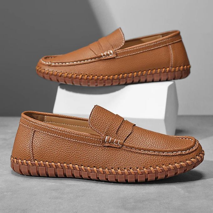 Mocassin Nora en cuir pleine fleur