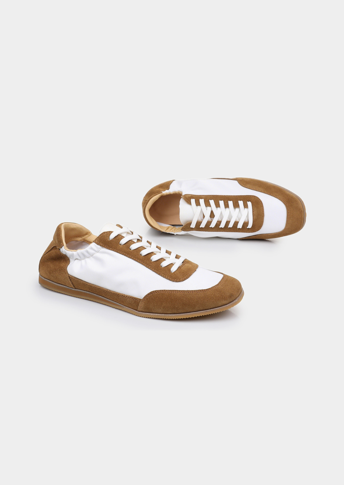 La Basket Monaco Caramel — vue de trois quarts