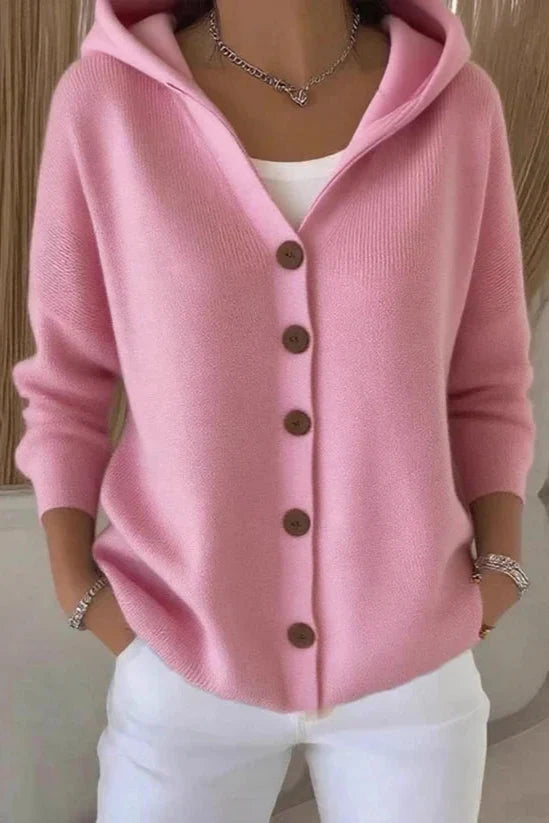 JULIETTE — Cardigan en Maille aux Tons Automnaux