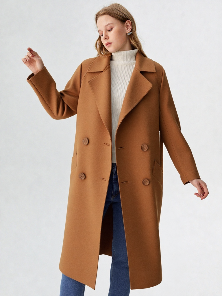 ÉLISABETH — Manteau en Mélange de Laine