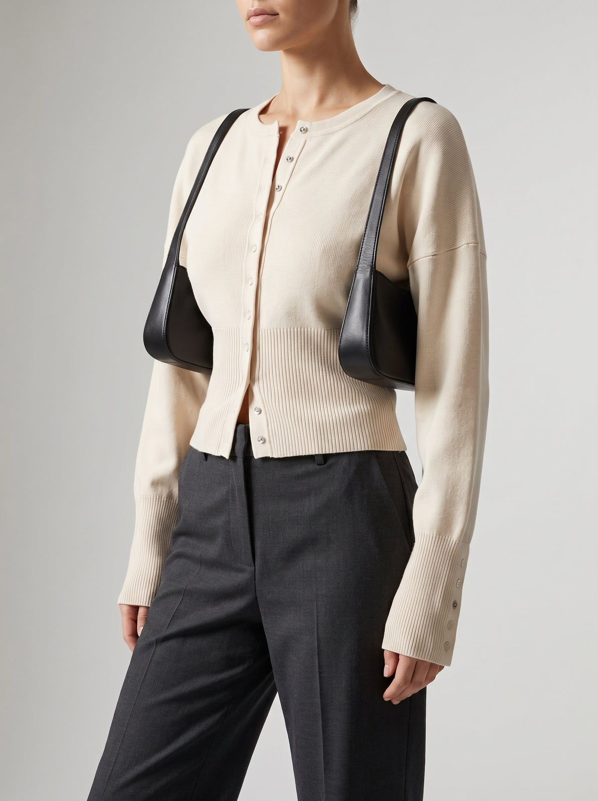 Eunice Knitted Jacket - Beige
