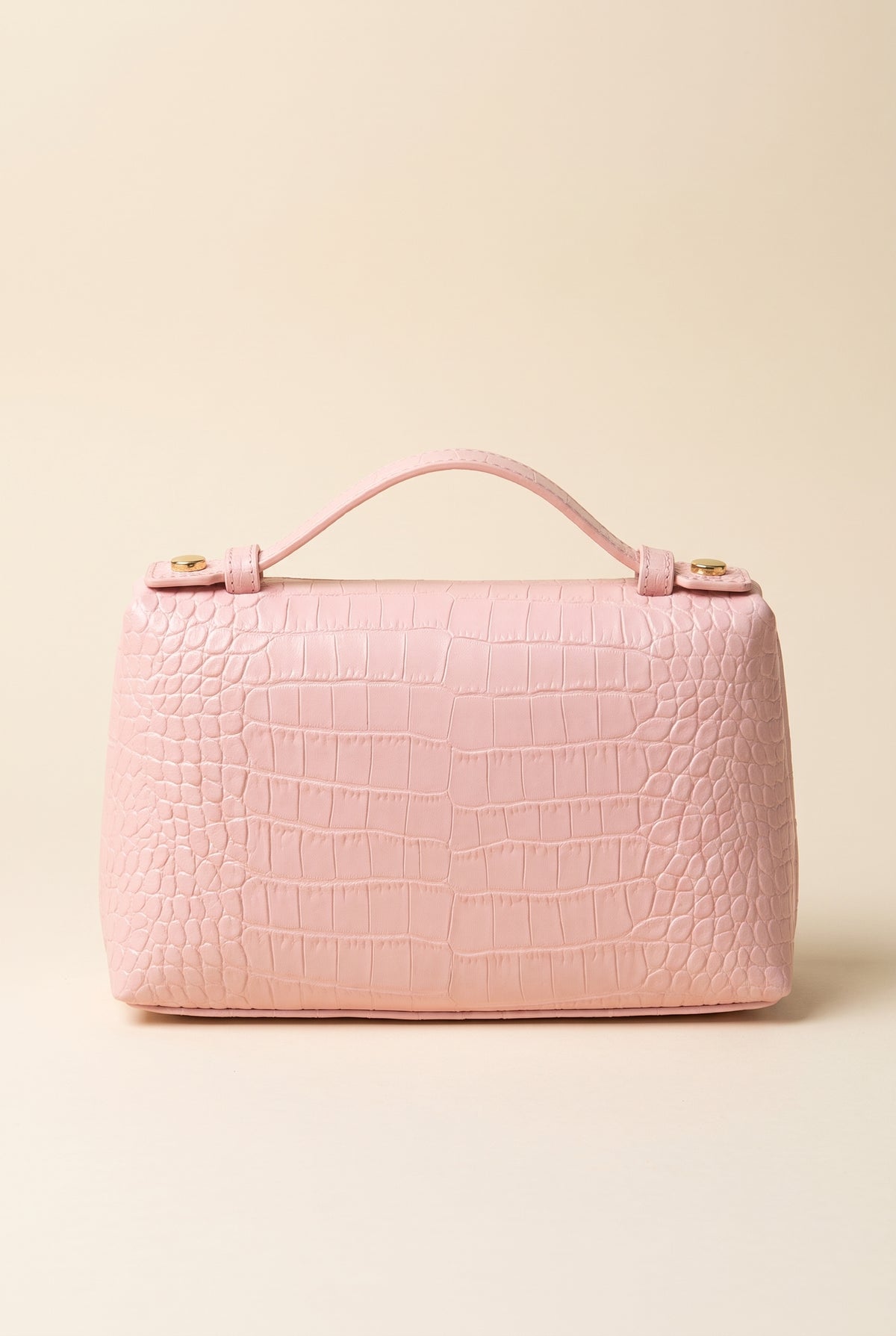 Minerva Croc-Embossed Clutch