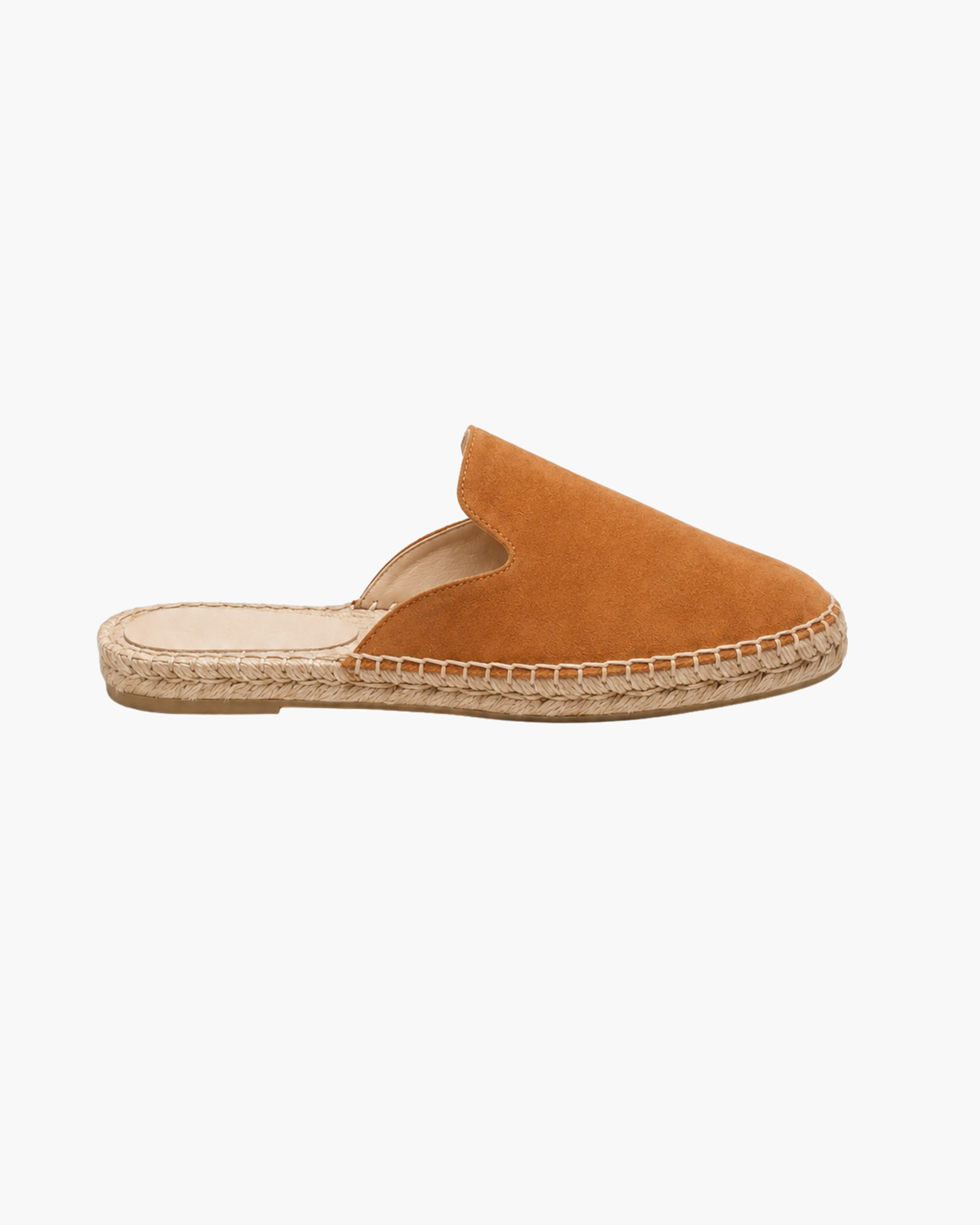 Mule Cap-Ferrat en suède camel — vue principale