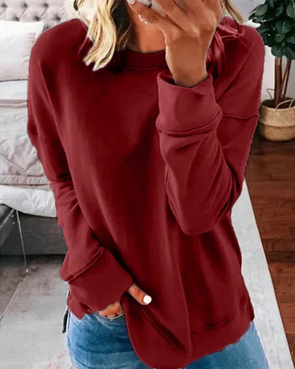T-Shirt en Coton Uni Classique